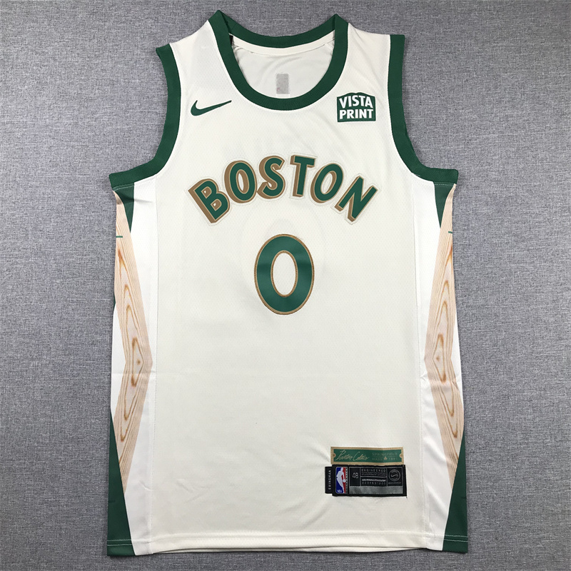 Men Boston Celtics #0 Tatum White Nike City Edition 2025 NBA Jersey->boston celtics->NBA Jersey
